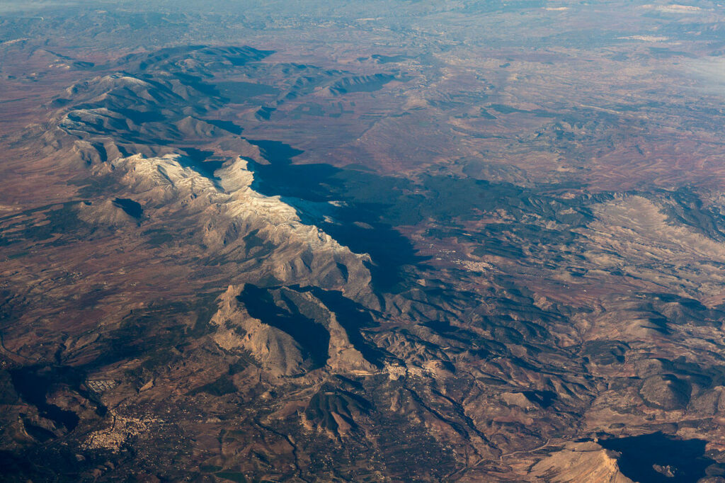 Vista aérea del Parque Sierra María